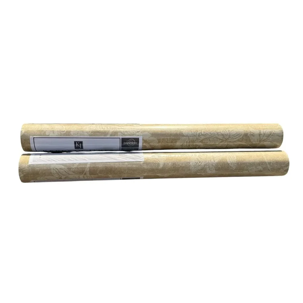 Kenneth James Wallpaper Joseph Abboud Floral Beige 54439 One Roll NEW